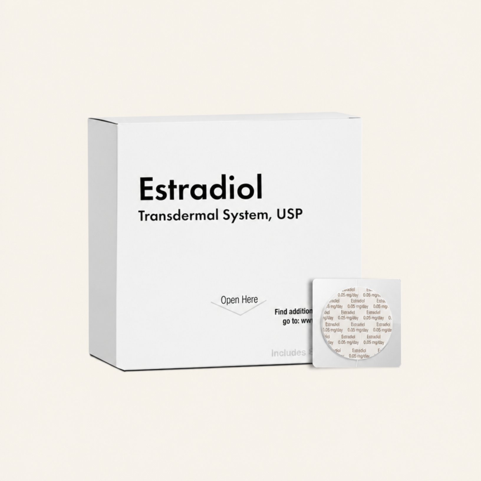 Estradiol transdermal patch