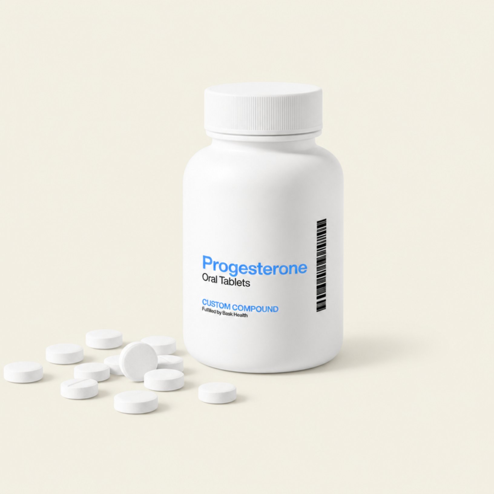 Progesterone oral tablets